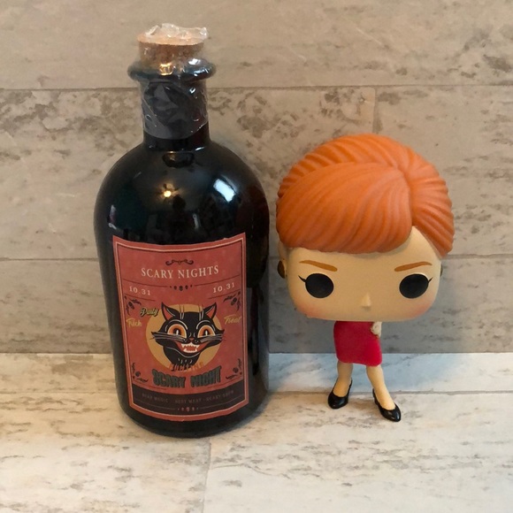 Spooky Witchcraft Evil Black Cat Potion Apothecary Glass Bottle Decoration - Picture 7 of 12